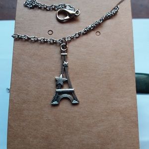 Eiffel Tower with Star Necklace